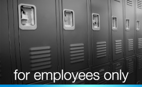 Go to employees only page - employee lockers